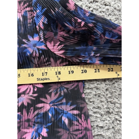 GANNI‎ Ruffled Floral Print Lilac Sachet Midi Dress Size 40 NWT - Picture 8 of 13